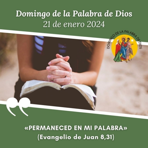 Domingo De La Palabra De Dios – 21 ENERO 2024 | Diócesis De San Miguel ...